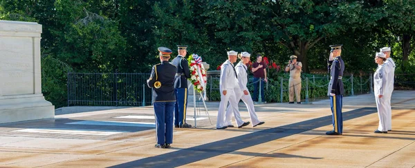 Arlington Washington Usa September 2018 Vaktavlösningen Vid Graven Den Okände — Stockfoto