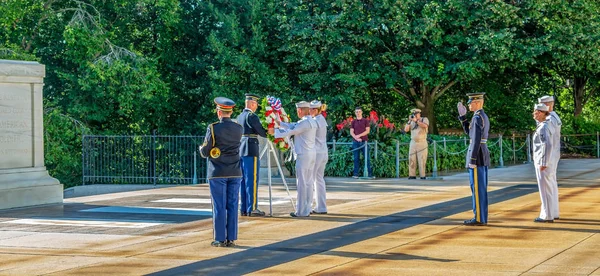 Arlington Washington Usa September 2018 Vaktavlösningen Vid Graven Den Okände — Stockfoto