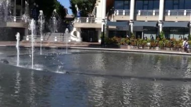 Georgetown, Washington Dc, Amerika Birleşik Devletleri - 2 Eylül 2018: Geniş açılı görünüş Georgetown Waterfront parkta binalar.