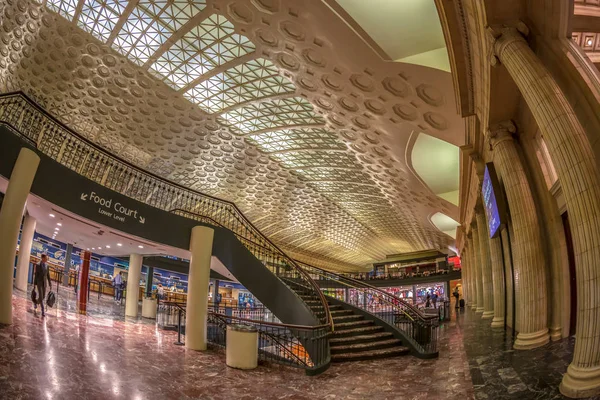 Washington Usa Września 2018 Wszystko Wnętrza Union Station Zabytkowego Dworca — Zdjęcie stockowe