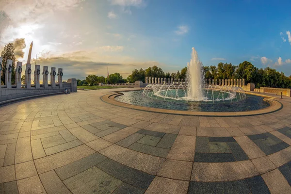 Washington Estados Unidos Agosto 2018 Memorial Segunda Guerra Mundial Gran — Foto de Stock