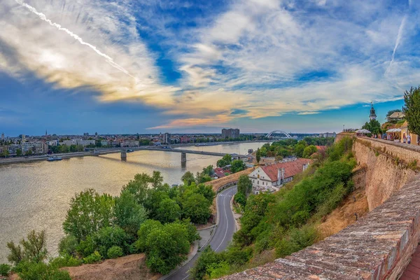 Novi Sad Sérvia Julho 2017 Cityscape Novi Sad Sérvia Velho — Fotografia de Stock