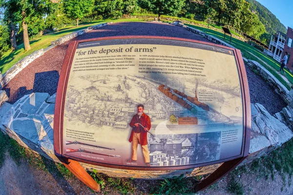 Harpers Ferry West Virginia Usa September 2018 Eine Historische Stadt — Stockfoto