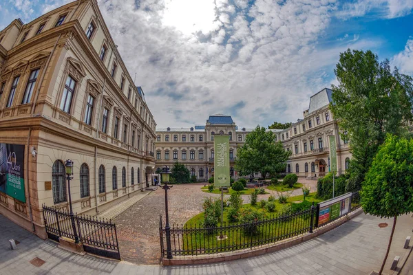 Bucharest Roménia Julho 2018 Palácio Facca Romanit Conhecido Como Museu — Fotografia de Stock