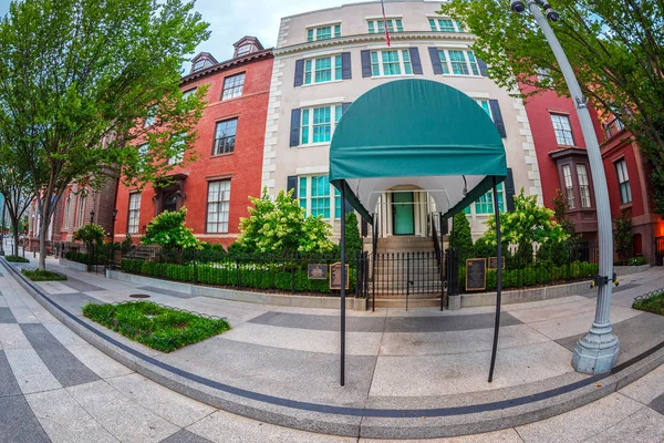 The President\'s Guest House, known as Blair House, is a complex of four separate buildings-Blair House, Lee House, Peter Parker House and 704 Jackson Place, in Washington DC, near the White House.