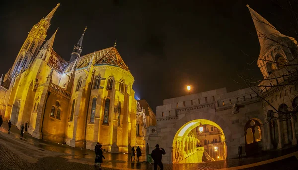 Budapest Hongrie Décembre 2018 Porte Sud Célèbre Bastion Des Pêcheurs — Photo