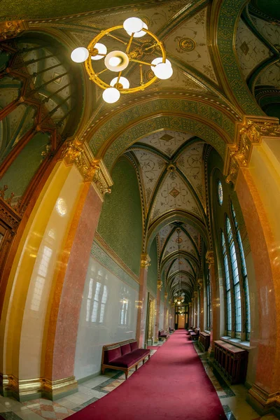 Budapest Hungría Diciembre 2018 Interior Del Parlamento Budapest Sede Asamblea — Foto de Stock