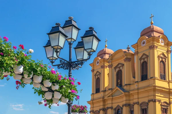 Alman Kubbesi ile Arka Plan Timisoara, Romanya — Stok fotoğraf
