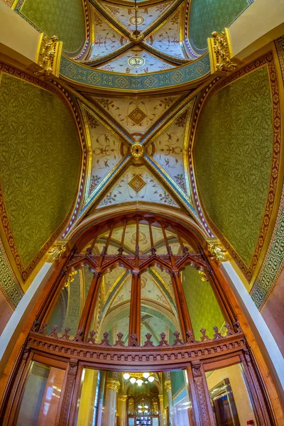 Interior del Parlamento de Budapest, Hungría — Foto de Stock