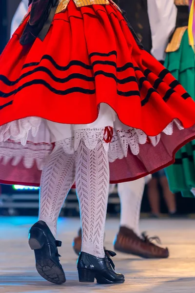 Antecedentes com um vestido de dançarina espanhola — Fotografia de Stock