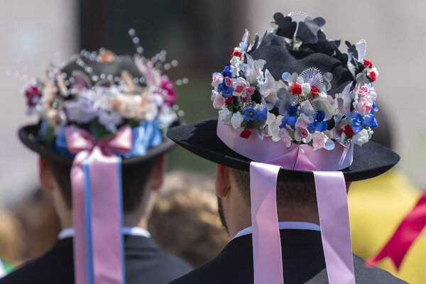 German traditional hat from Banat area, Romania