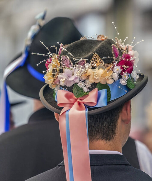 German traditional hat from Banat area, Romania