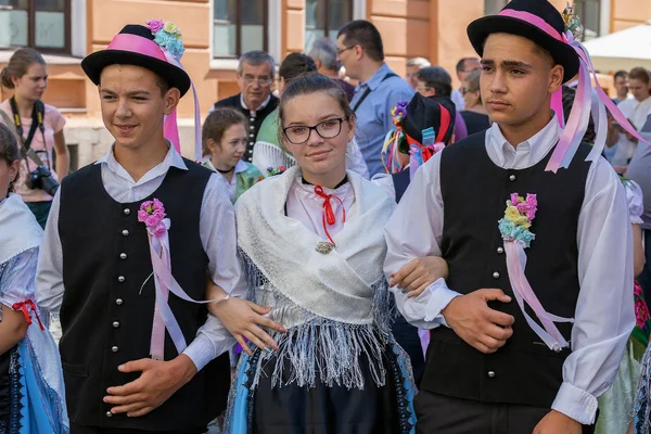 Desfile de los trajes populares de Suabia —  Fotos de Stock