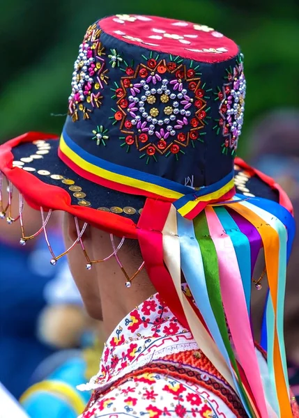 Hüte traditionelle rumänische männliche — Stockfoto