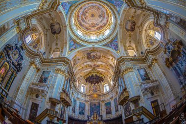 Cattedrale di Sant Alessandro'nun iç kısmı, Bergamo, İtalya