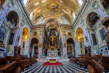 Katolik kilisesi Sant Agata nel Carmine, Bergamo İçişleri,