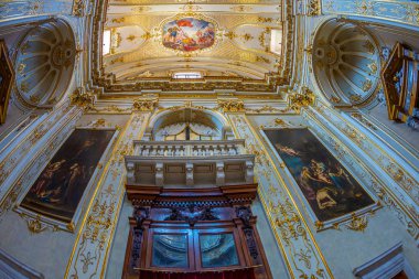 Cattedrale di Sant Alessandro'nun iç kısmı, Bergamo, İtalya