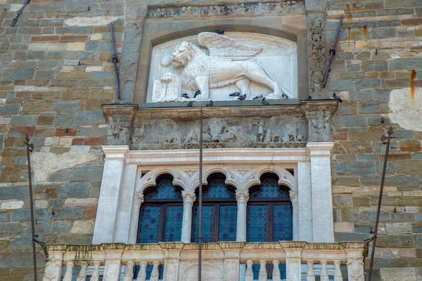 Palazzo della Ragione, Bergamo, Città Alta, Italia — Foto Stock
