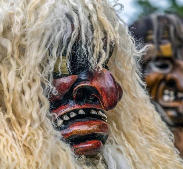 İsviçre'den tipik geleneksel maske — Stok fotoğraf