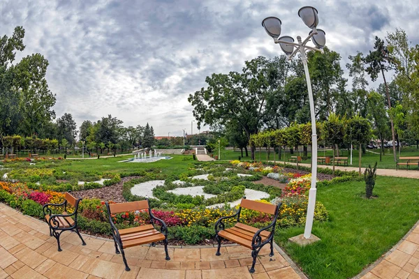 Central Park från Timisoara, Rumänien — Stockfoto