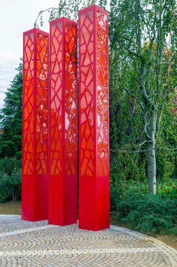 Iulius Town, Timisoara, Romanya 'nın mimari dekorasyonları