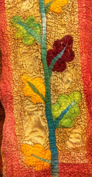 Decoração têxtil artesanal — Fotografia de Stock