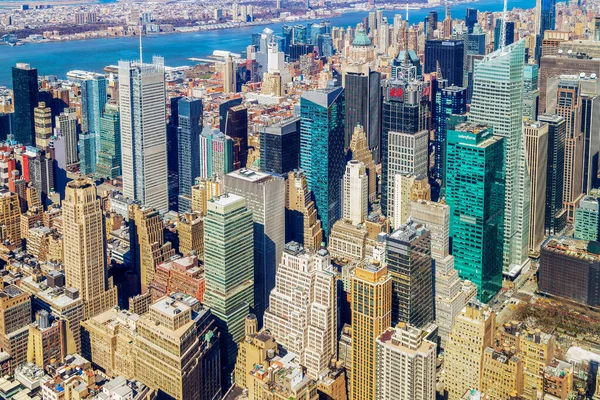 New York Usa März 2020 Blick Vom Empire State Building — Stockfoto