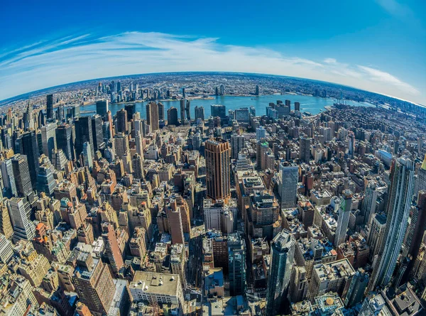 New York Usa März 2020 Blick Vom Empire State Building — Stockfoto