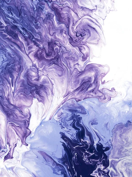 Blå Och Violett Kreativa Abstrakt Hand Målade Bakgrunden Tapeter Textur — Stockfoto