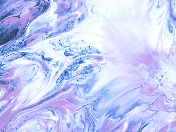 Azul Rosa Abstrato Criativo Pintado Mão Fundo Com Pinceladas Fragmento — Fotografia de Stock