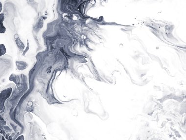 Siyah ve beyaz soyut yaratıcı el arka plan, yakın çekim tuval üzerine akrilik boya boyalı. Yaratıcı soyut el boyalı arka plan, doku, arka plan, duvar kağıdı.