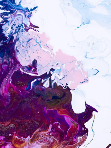 Kreativa Abstrakt Handmålade Bakgrund Närbild Akrylmålning Duk Tapeter Textur Modern — Stockfoto
