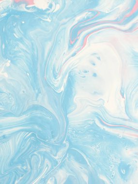 Mavi ve Pembe boyalı arka plan, tuval üzerine akrilik resim yakın çekim parça ver. Modern sanat. Çağdaş sanat.