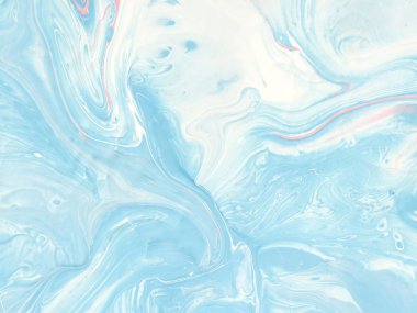 Mavi ve Pembe boyalı arka plan, tuval üzerine akrilik resim yakın çekim parça ver. Modern sanat. Çağdaş sanat.