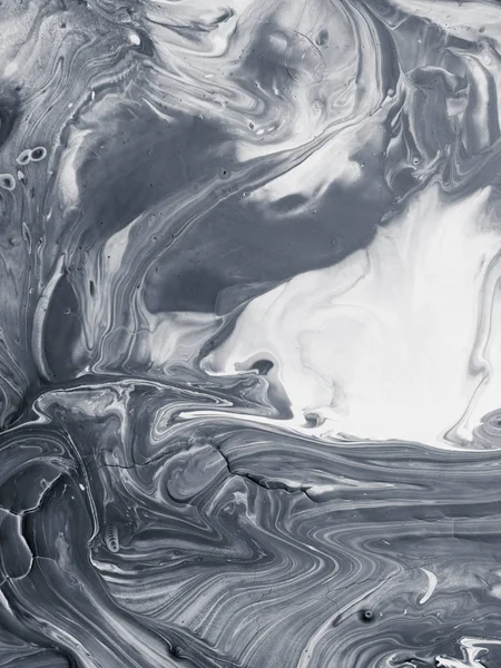 Чорно Білий Абстрактний Ручний Пофарбований Фон Шпалери Текстура — стокове фото