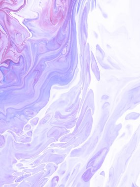 El boyalı arka plan, akrilik boya tuval, duvar kağıdı, doku soyut yaratıcı pembe ve mor. Modern sanat. Çağdaş sanat.