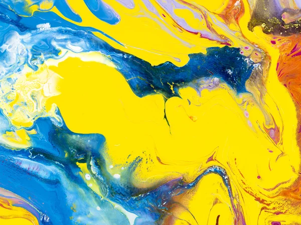 Renkli yaratıcı soyut el boyalı arka plan, mermer doku, tuval üzerine akrilik resim parçası. Modern sanat. Çağdaş sanat.