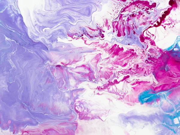 Kreativa Rosa Och Violett Abstrakt Hand Målade Bakgrunden Marmor Textur — Stockfoto