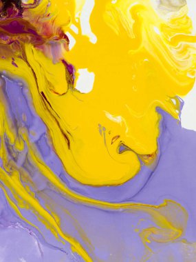 Yaratıcı pembe ve mor Soyut El boyalı arka plan, mermer doku, tuval üzerine akrilik resim parçası. Modern sanat. Çağdaş sanat.