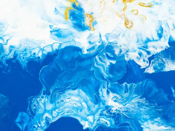 Синий Творческий Фон Роспись Обои Фактура Современное Искусство Современное Искусство — стоковое фото