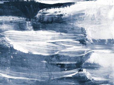 Yaratıcı soyut el arka plan, fırça dokusu, tuval üzerine akrilik resim parçası boyalı. Modern sanat. Çağdaş sanat.