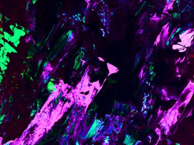 Neon fırça dokusu, Soyut El boyalı arka plan, canlı renkleri, boya desen.