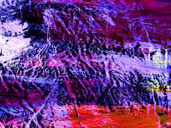 Fondo Pintado Mano Abstracto Neón Colores Vibrantes Textura Papel Pintado —  Fotos de Stock