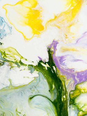 Yaratıcı soyut el boyalı arka plan, duvar kağıdı, doku, tuval üzerine akrilik resim close-up. Modern sanat. Çağdaş Sanat.