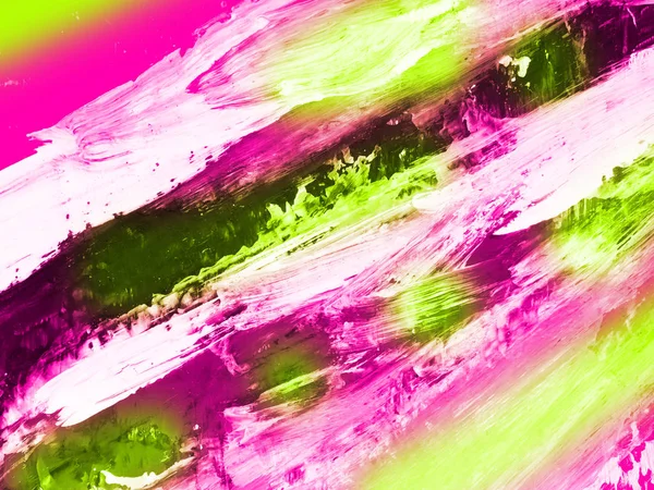 Neon Abstrato Pintado Mão Fundo Cores Vibrantes Textura Papel Parede — Fotografia de Stock
