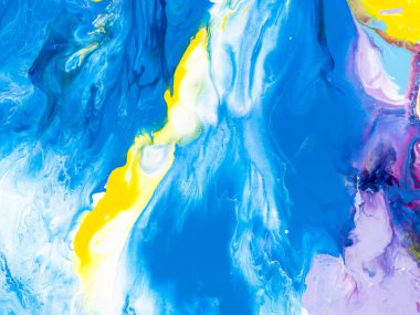 Parlak arka plan, yakın çekim akrilik boya tuval, duvar kağıdı, doku sanat el boyalı.