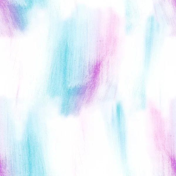 Blaue und rosa abstrakte handbemalte nahtlose Muster. — Stockfoto