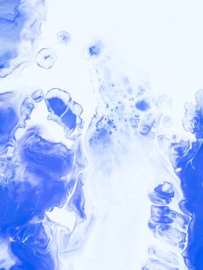Mavi yaratıcı soyut el boyalı arka plan, mermer doku, 