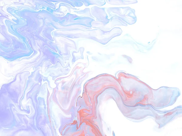 Blue and pink creative abstract hand painted background, marble — Stock Photo, Image