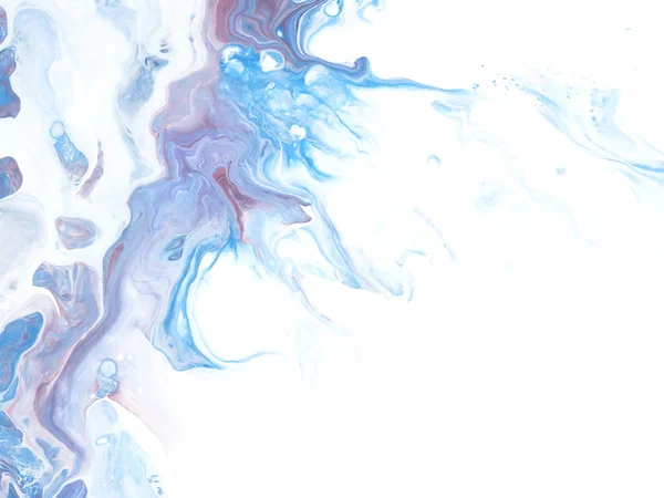 Fondo pintado a mano abstracto creativo azul y rosa, mármol —  Fotos de Stock